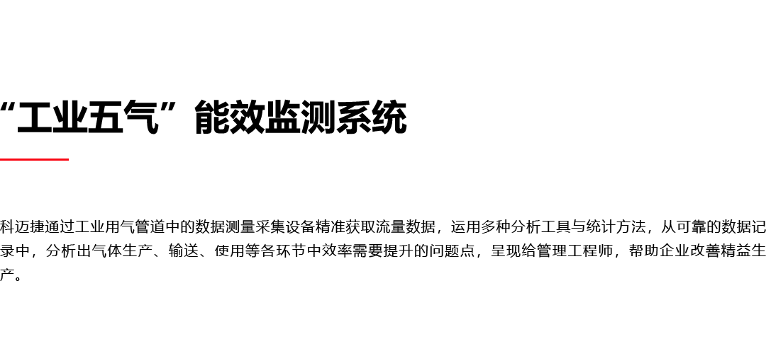 “工業(yè)五氣”能效監(jiān)測系統(tǒng)